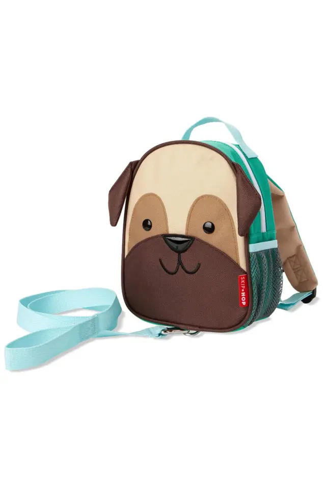 Skip Hop Mini Çocuk Emniyet Kemerli Sırt Çantası Pug