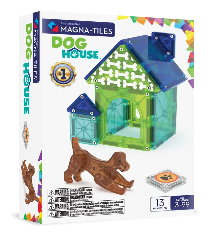 MAGNA-TILES® - Dog House Manyetik Bloklar - 13 Parça