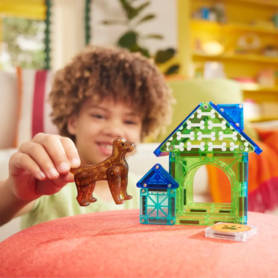 MAGNA-TILES® - Dog House Manyetik Bloklar - 13 Parça